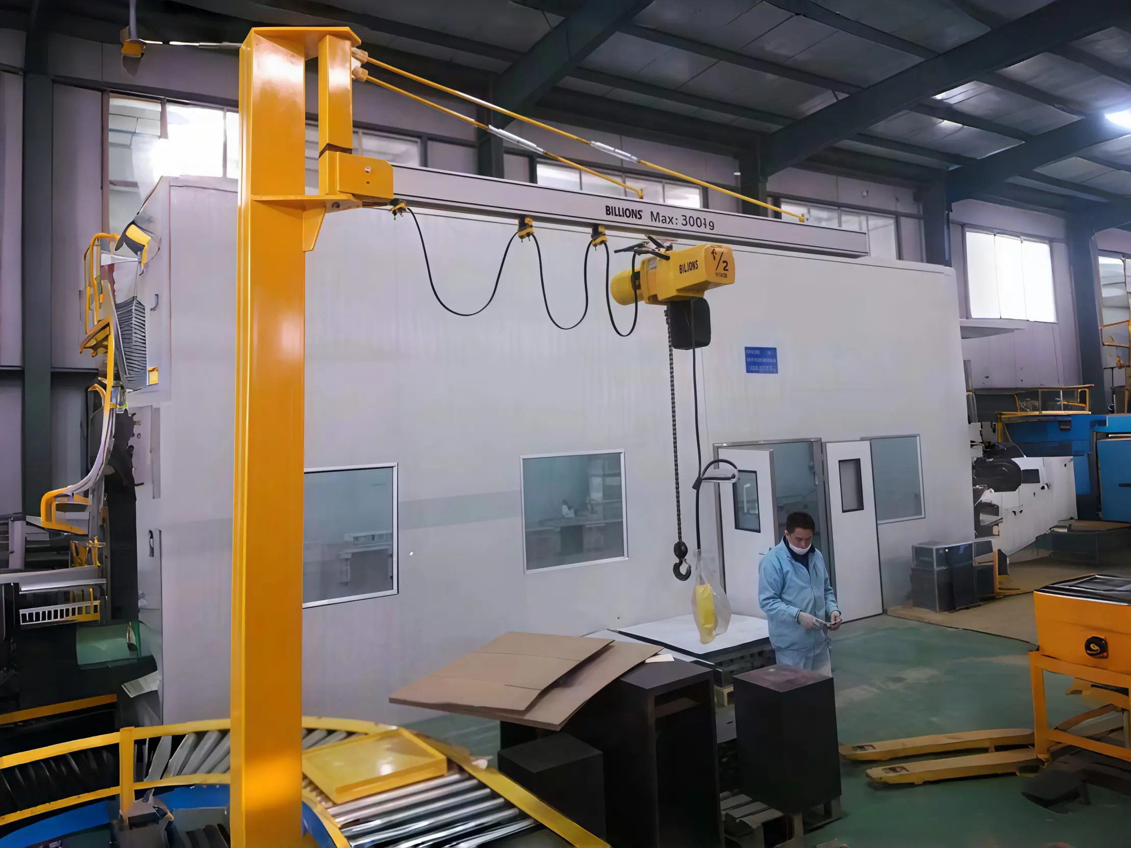 Aluminum Alloy Swing Arm Column Jib Cranes customized workstation crane